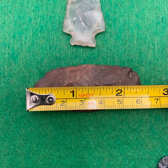 Lot of 11 Native American Arrowheads Framed Case Montana - Picture 13 of 15